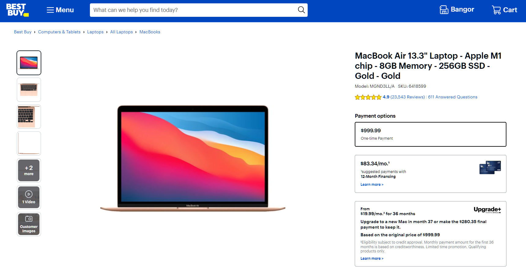 bestbuy product page